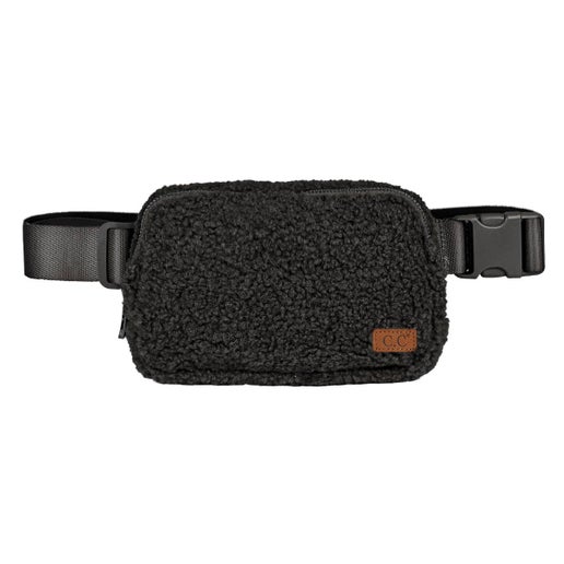Suzie Sherpa Belt Bag - Black | Lake Effects Boutique Suzie Sherpa Belt Bag - Black | Lake Effects Boutique