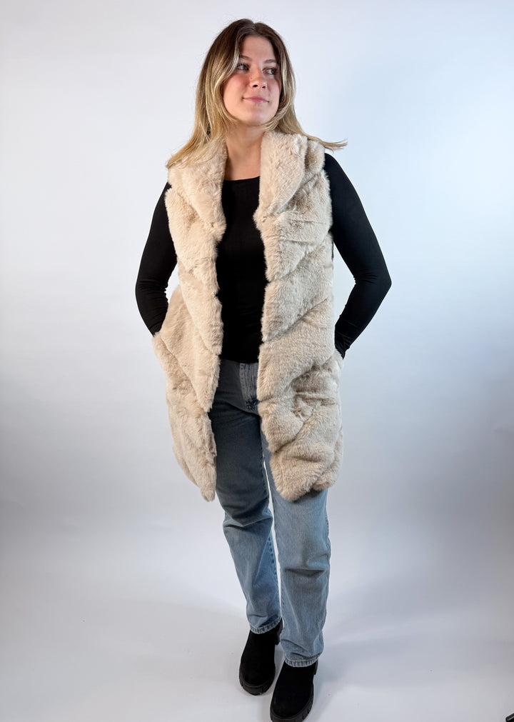 Carlisle Faux Fur Vest