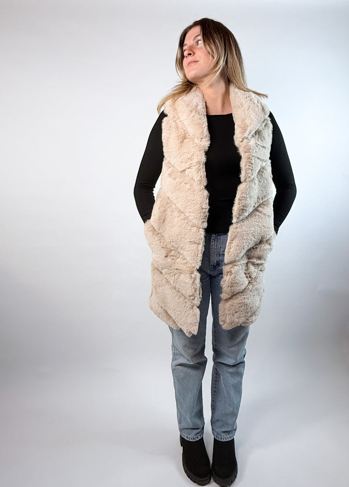 Carlisle Faux Fur Vest