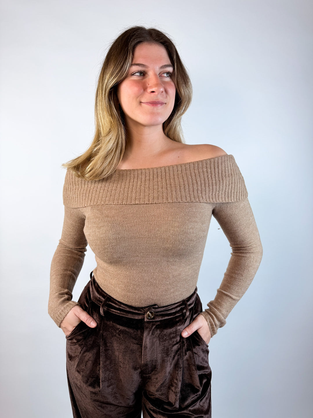 Bedford Off Shoulder Sweater