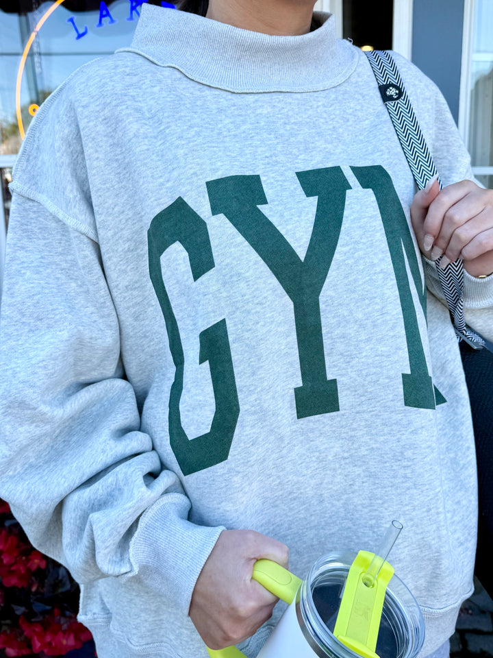 GYM/BED Reversible Mockneck
