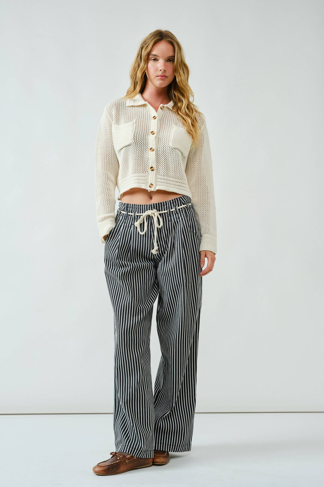 Amber Open Knit Cardigan