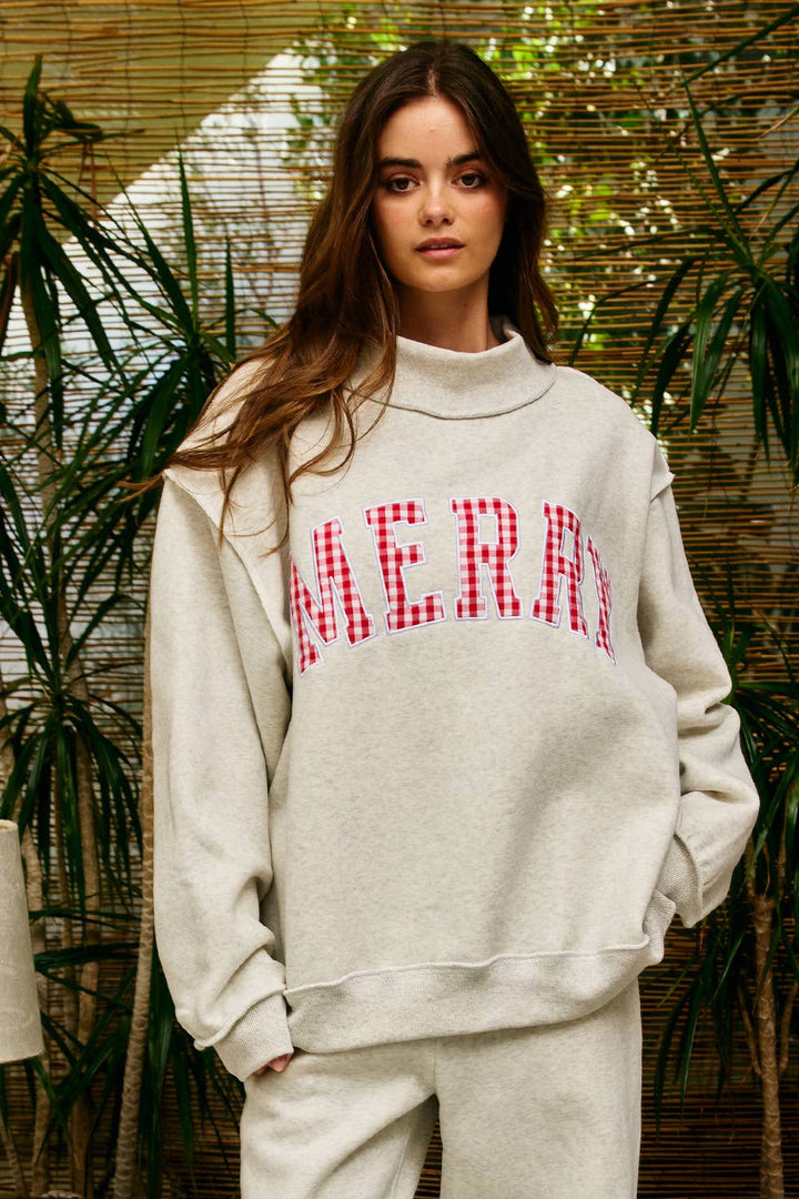Merry Mockneck Sweatshirt