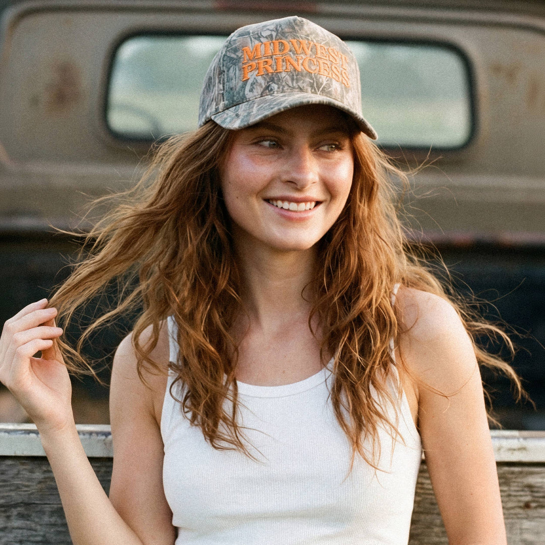 Midwest Princess Embroidered Camo Hat