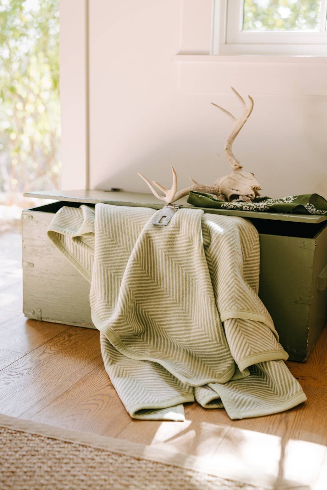 ChappyWrap - Harborview Herringbone Garden Green