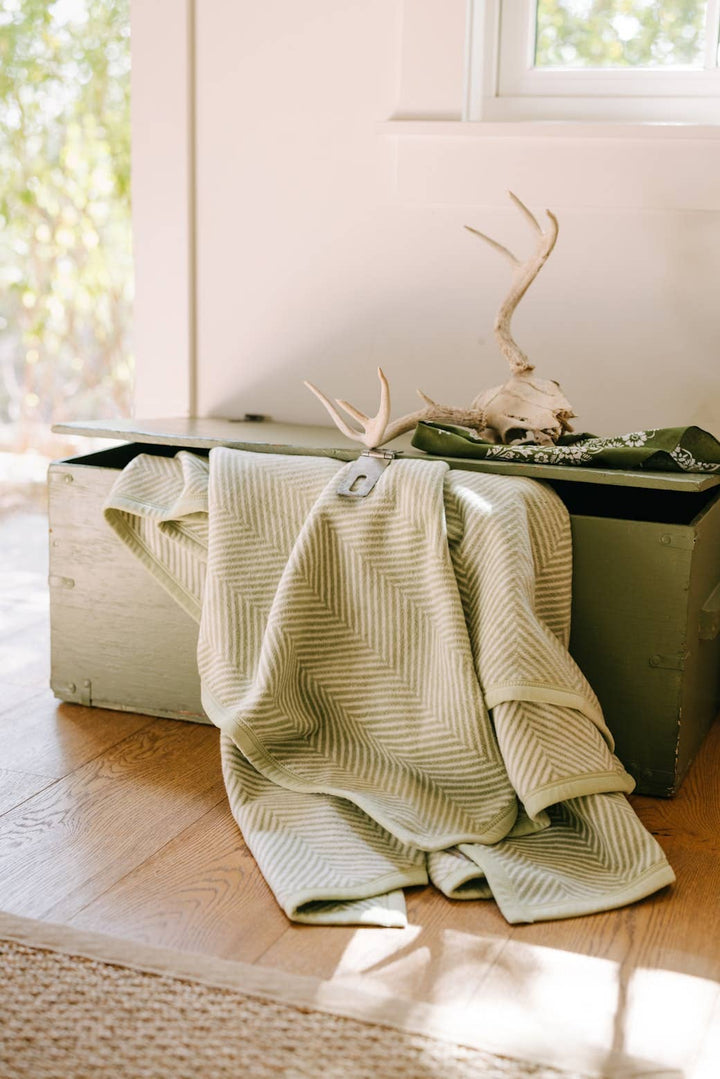 ChappyWrap - Harborview Herringbone Garden Green
