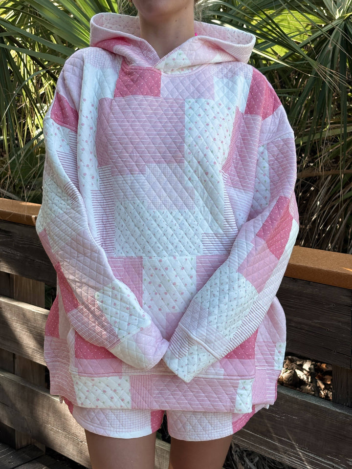 Quilted Margo Patchwork Hoodie