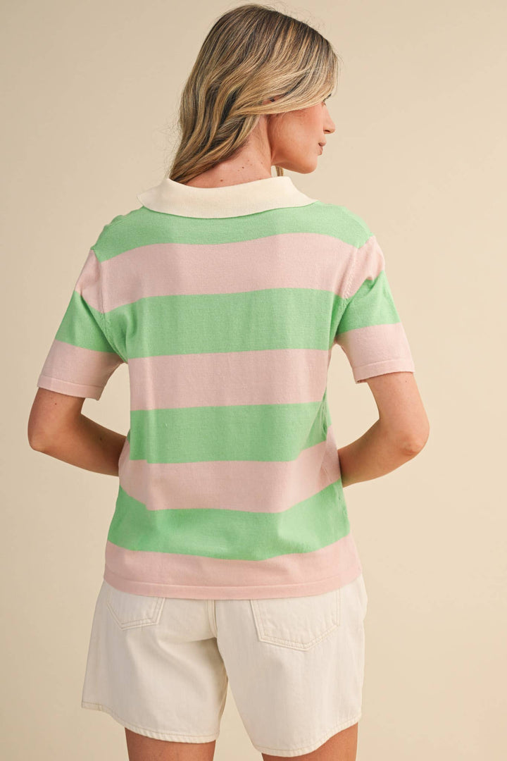 Rachel Knit Polo Short Sleeve