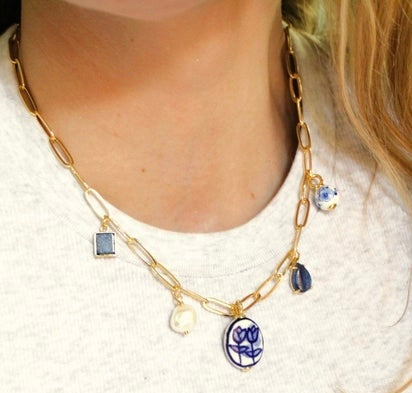 Linnea Charm Necklace - 17 inch