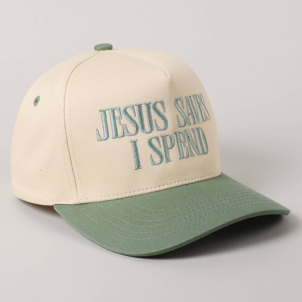Jesus Saves, I Spend Hat