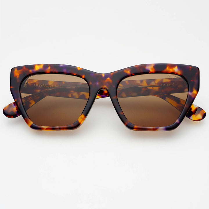 FREYRS Eyewear - Gia Acetate Cat Eye Sunglasses : Tortoise