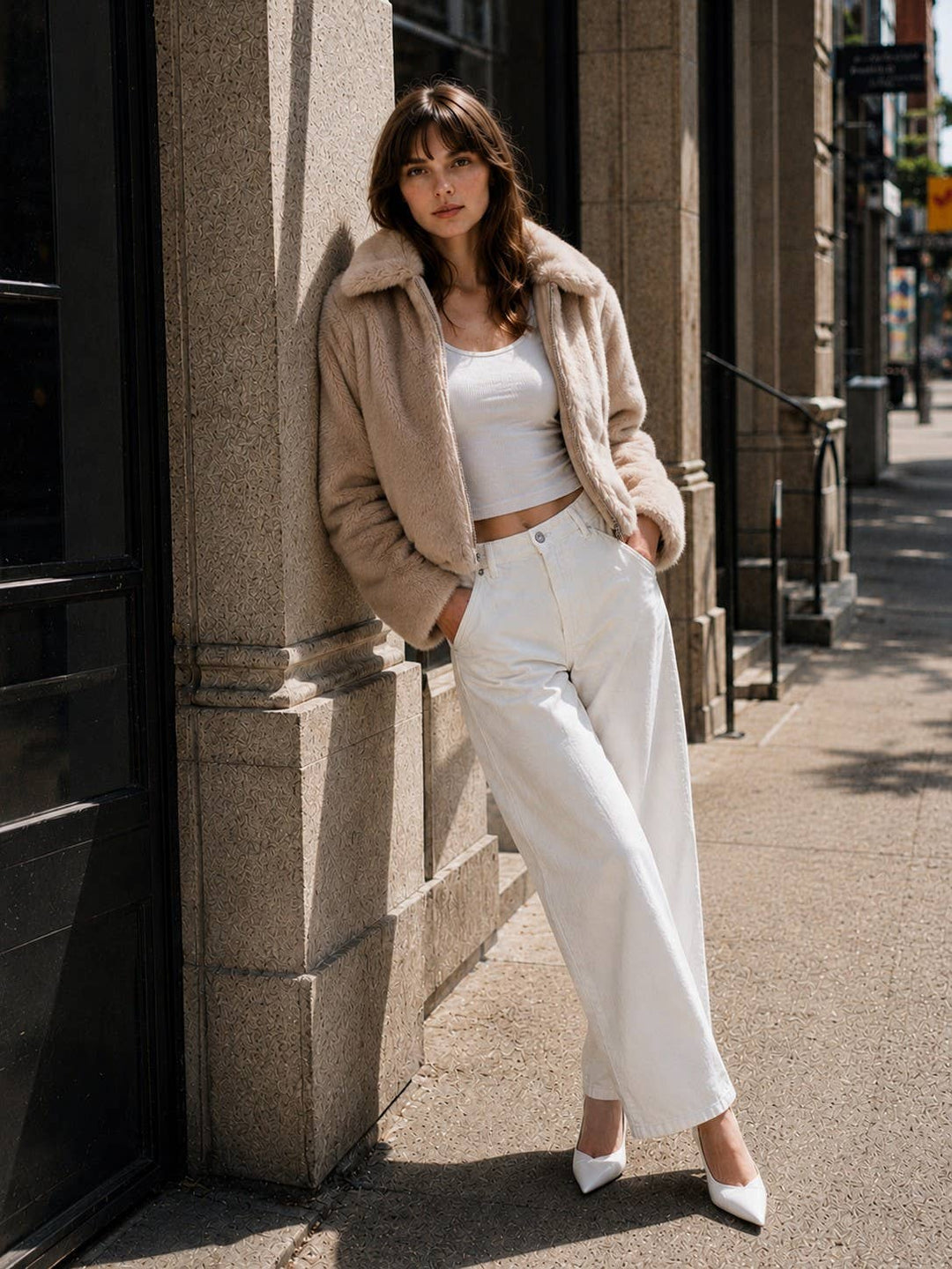 Foxy Faux Fur Jacket