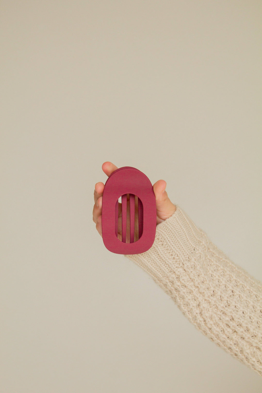 Oval Flat Large Clip