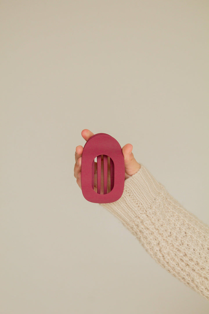 Oval Flat Large Clip
