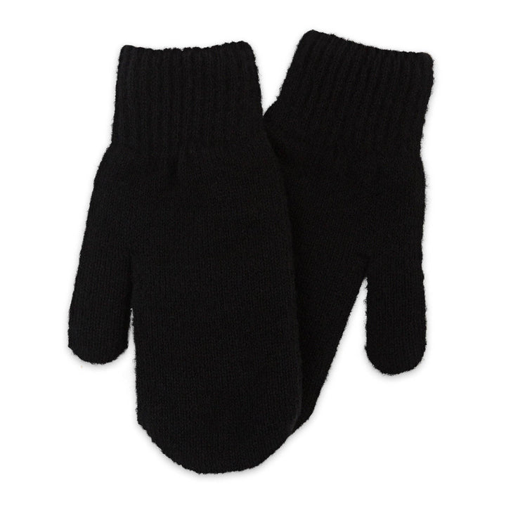 Sofia Knit Mittens - Black