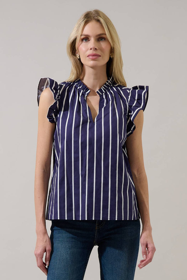 Verta Stripe Top