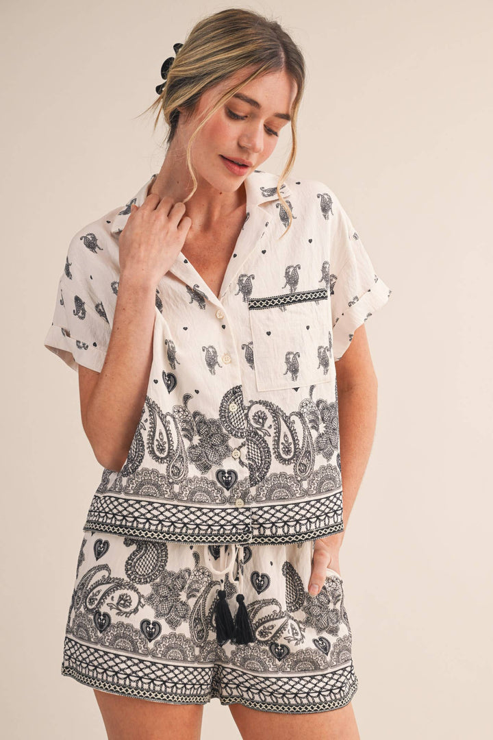 Charlie Paisley 2 Piece Set