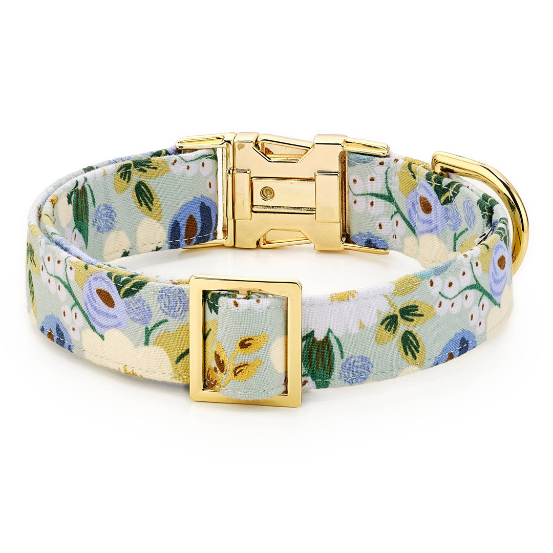 Vintage Blossom Spring Dog Collar