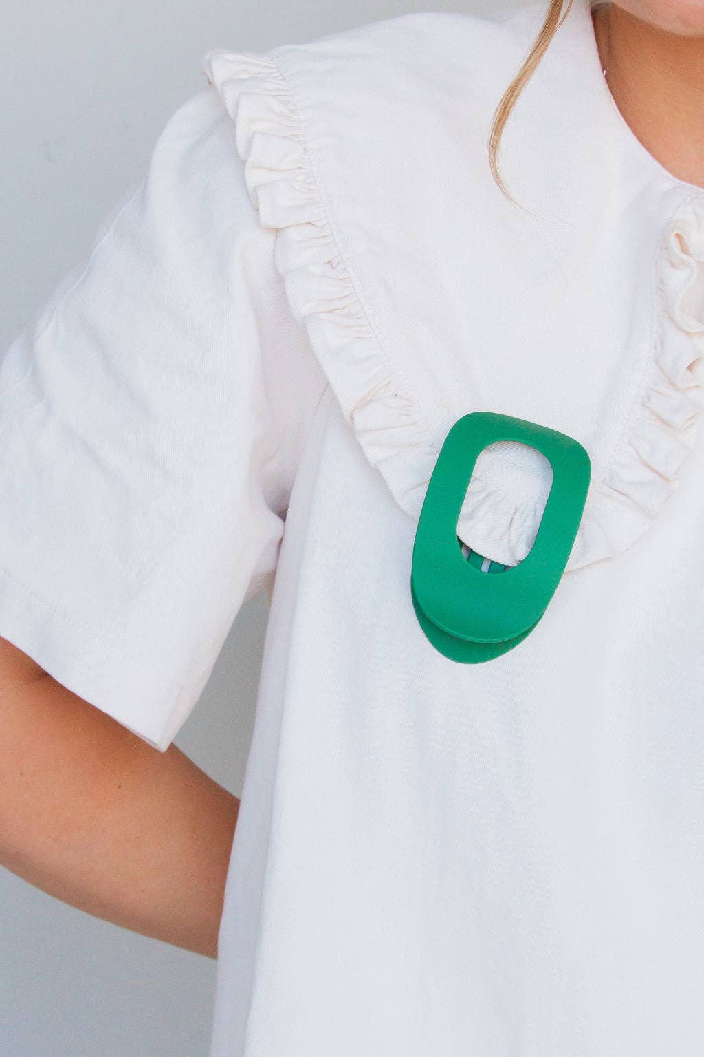 Oval Flat Large Clip