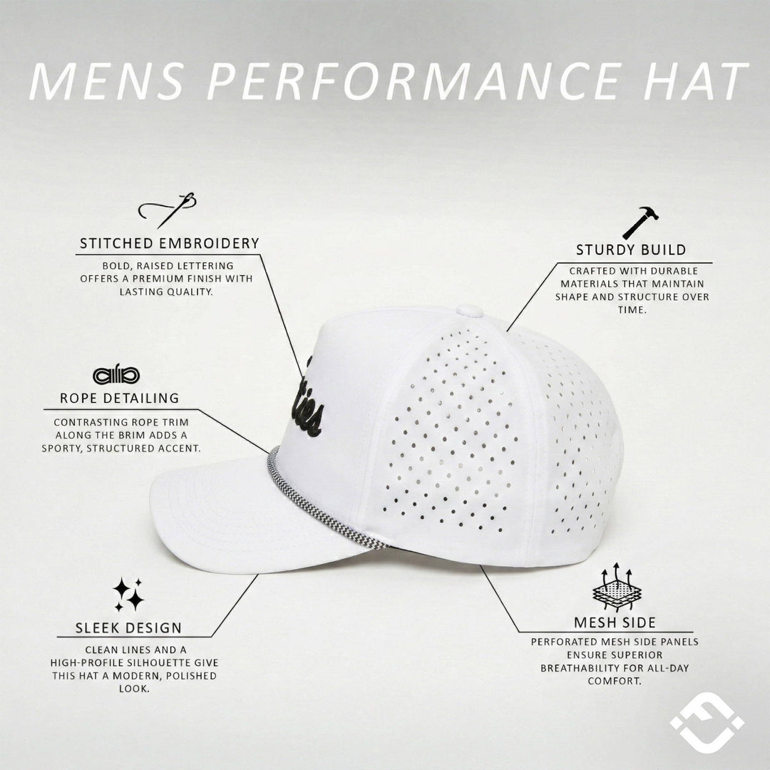 Titties Laser Cut Golf Rope Hat