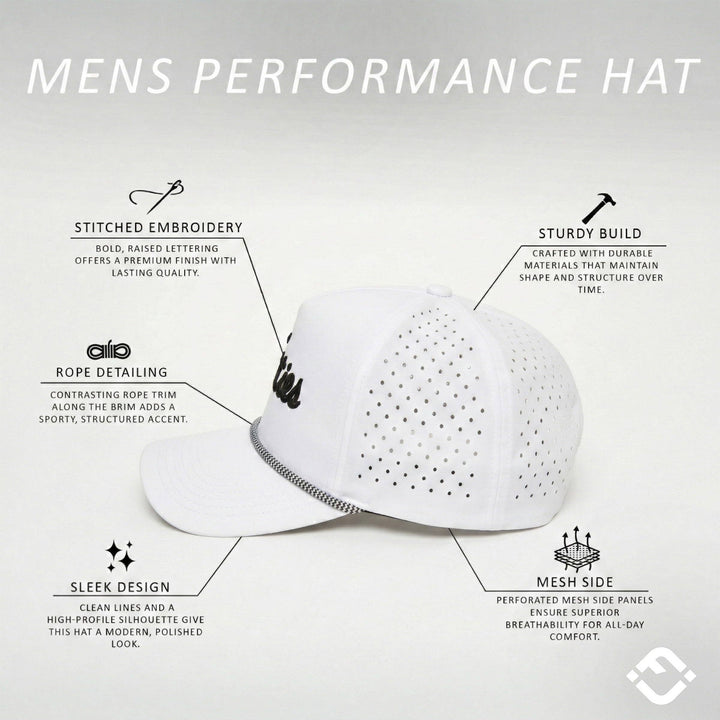 Titties Laser Cut Golf Rope Hat