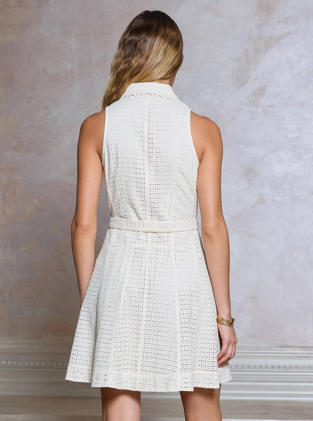 Tori Cotton Eyelet Mini Dress