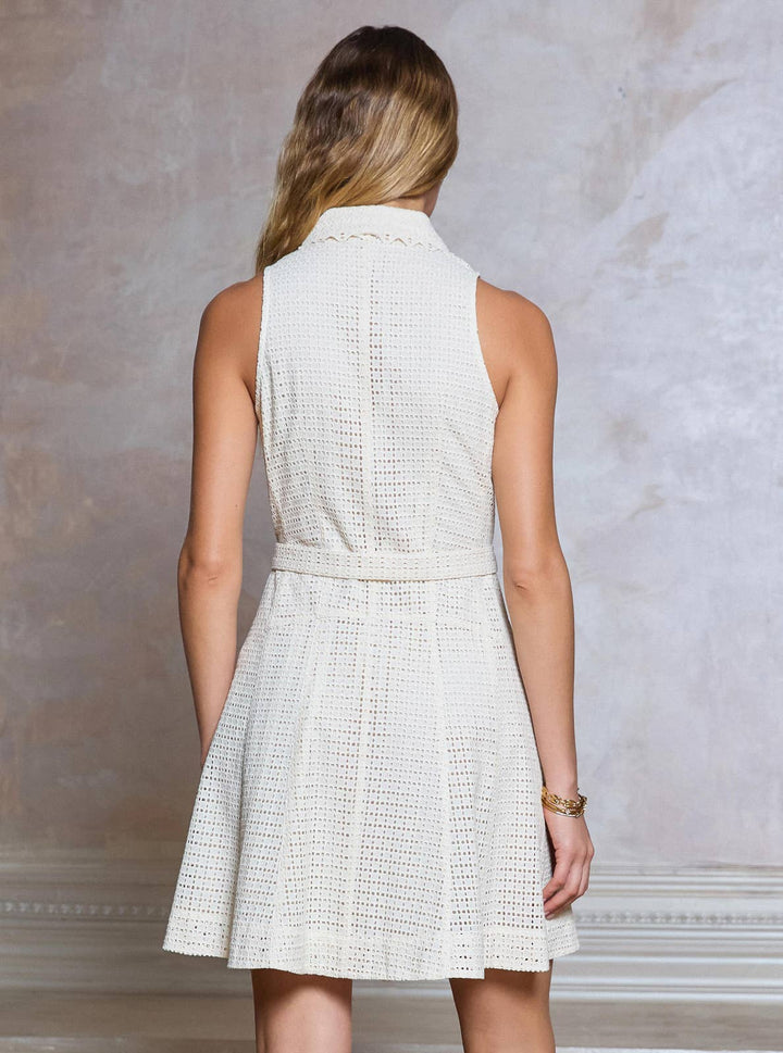 Tori Cotton Eyelet Mini Dress