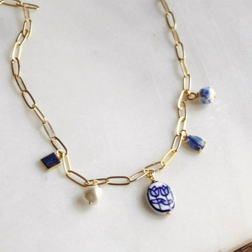 Linnea Charm Necklace - 17 inch