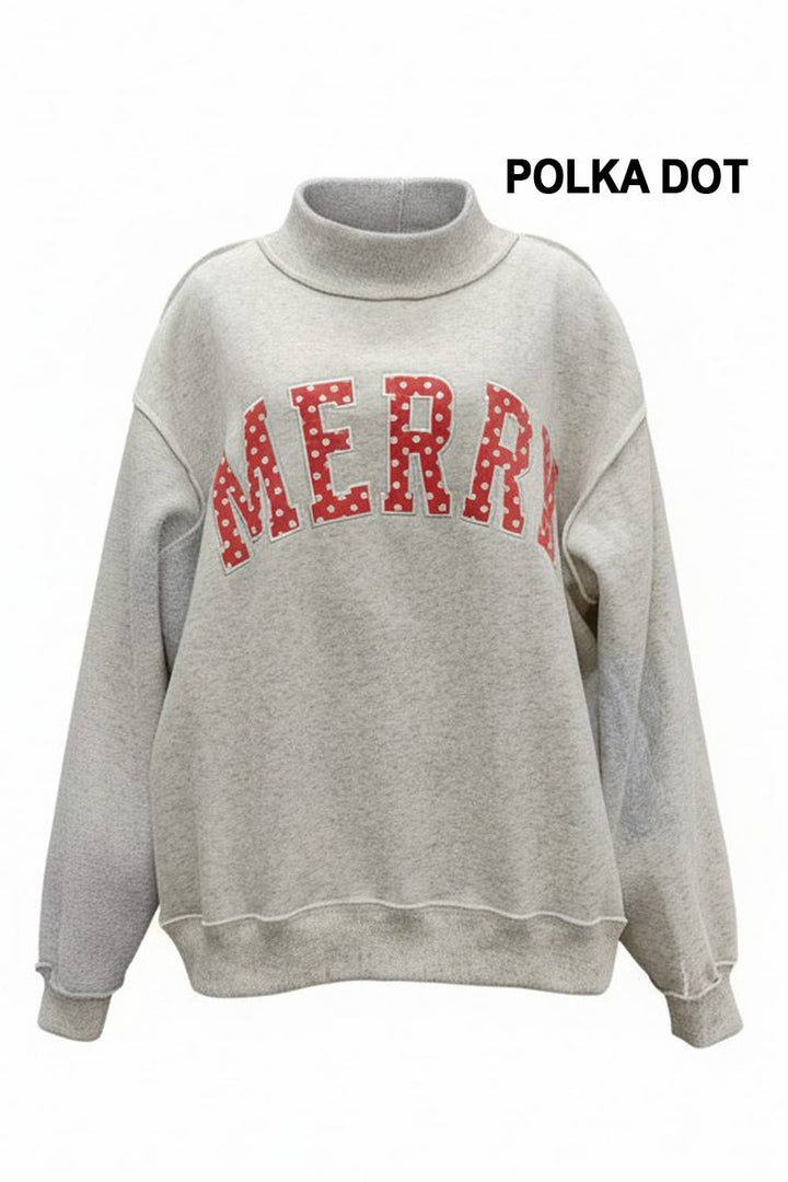Merry Mockneck Sweatshirt