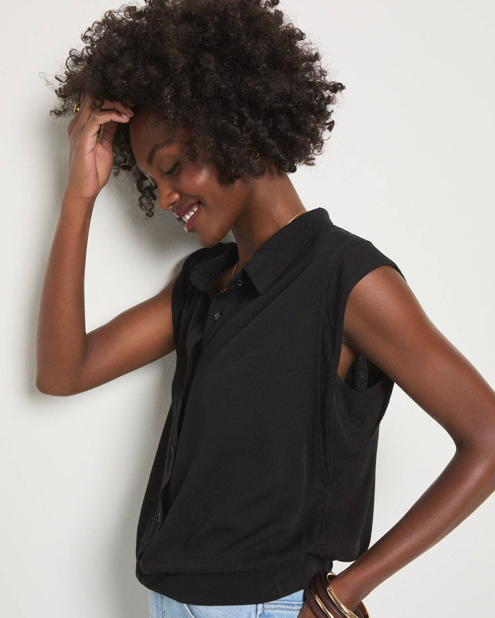 Sunrise Top - Washed Black