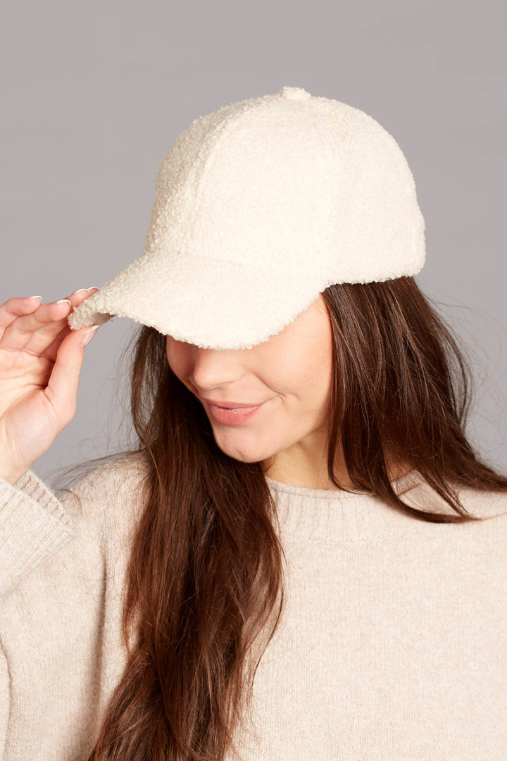 Fleece Ball Cap - Off White