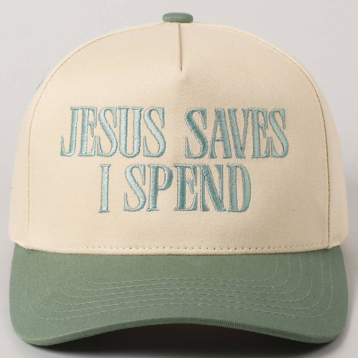 Jesus Saves, I Spend Hat