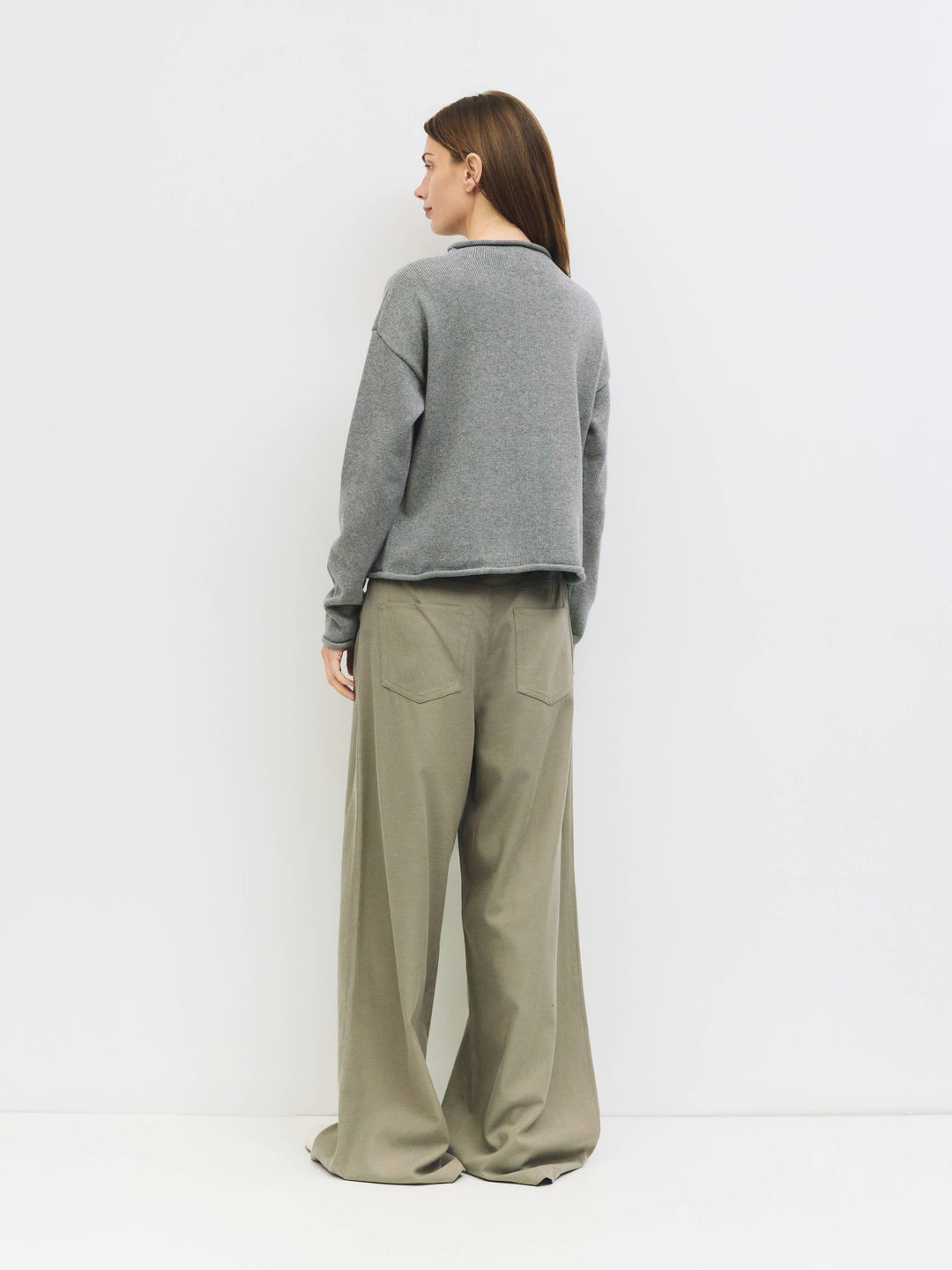 Marlo Cardigan Roll Hem Button-Down Cardigan