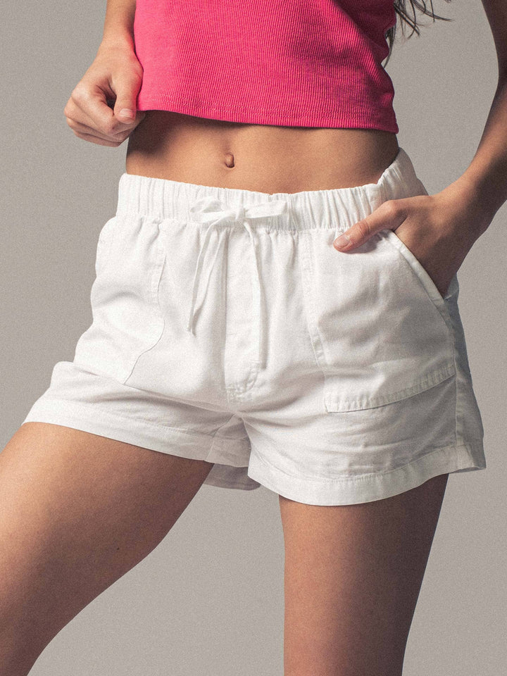 Randi Tencel Patch Pocket Shorts