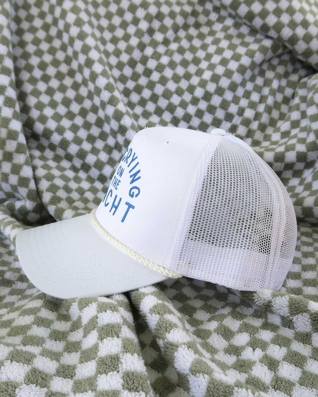 No Crying on the Yacht - White