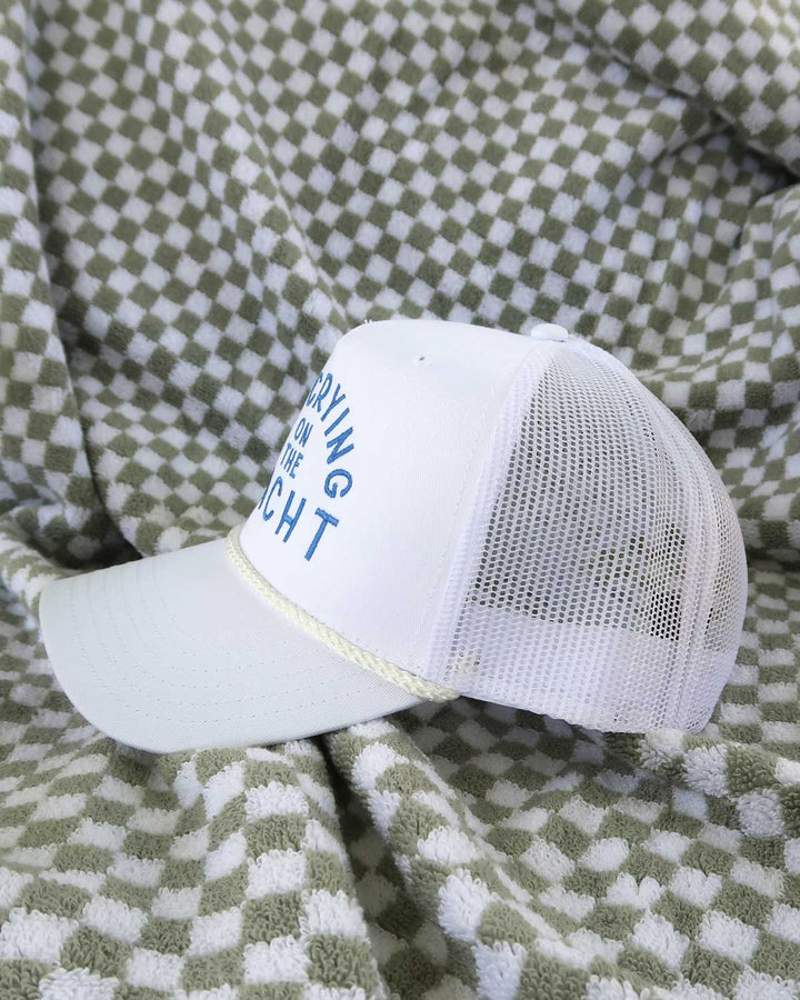 No Crying on the Yacht - White