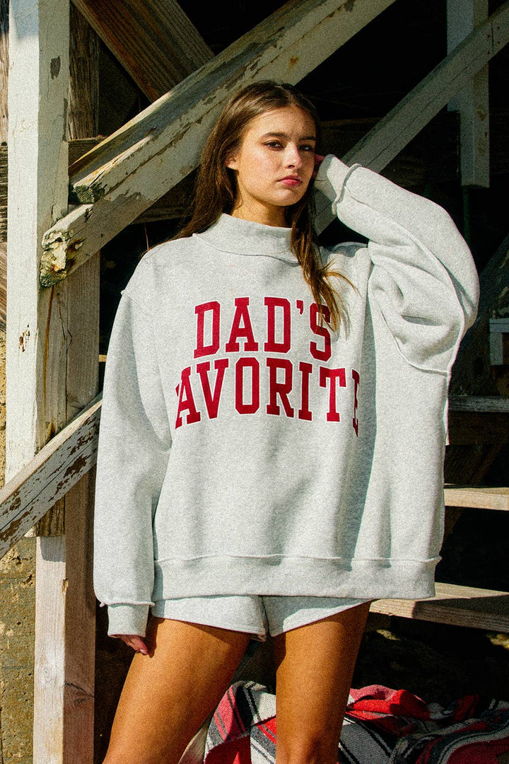 Favorite Reversible Mockneck Sweatshirt