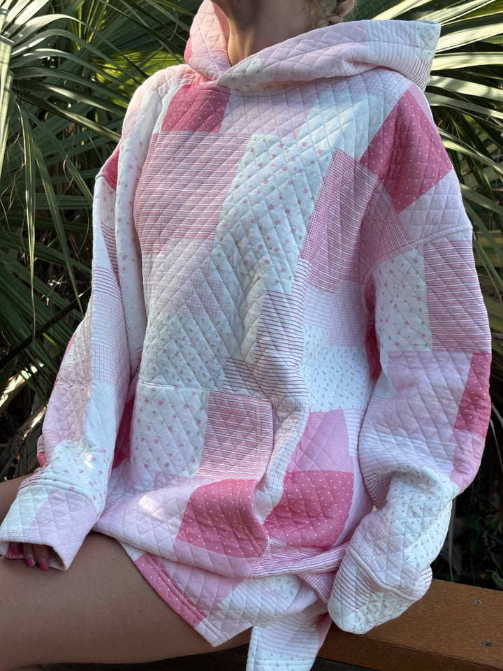 Quilted Margo Patchwork Hoodie
