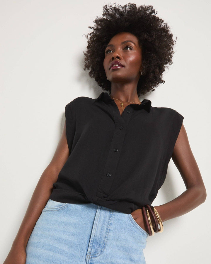 Sunrise Top - Washed Black