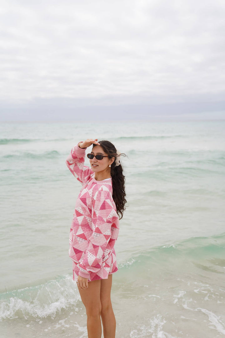 Quilted Gemma Patchwork Sweatshirt