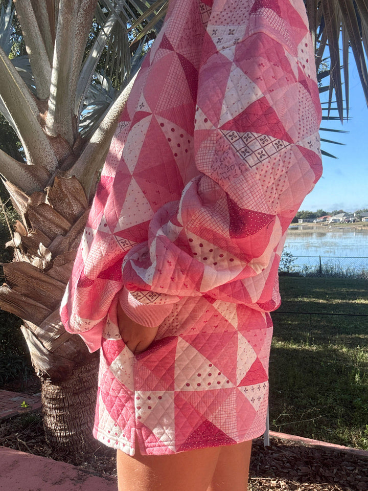 Quilted Gemma Patchwork Shorts