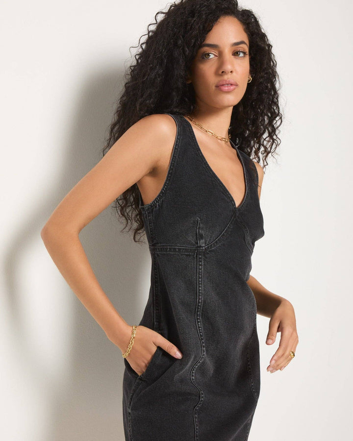 Ella Denim Dress Lakeside Blue