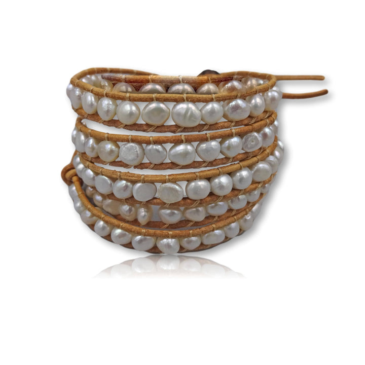Freshwater Pearl Wrap Bracelet