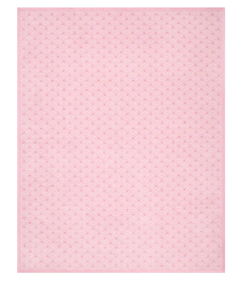 ChappyWrap - Seaside Scallops Blush Blanket: Original