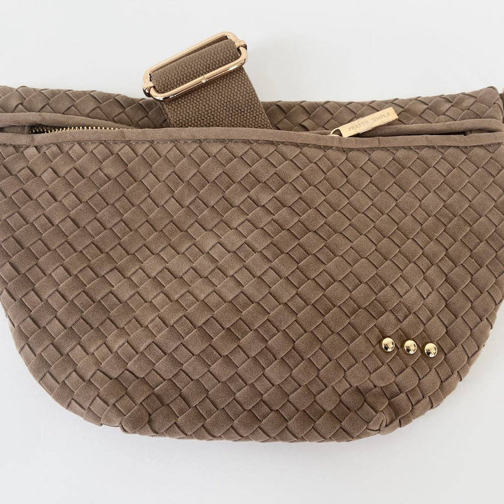 Claire Suede Woven Bag