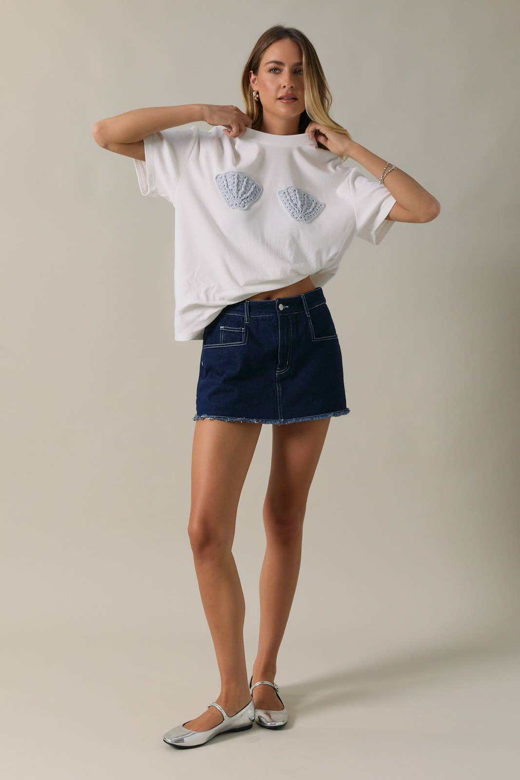 Shell Yeah! Crochet Tee