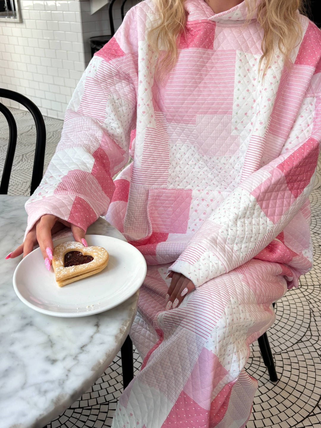 Quilted Margo Patchwork Hoodie