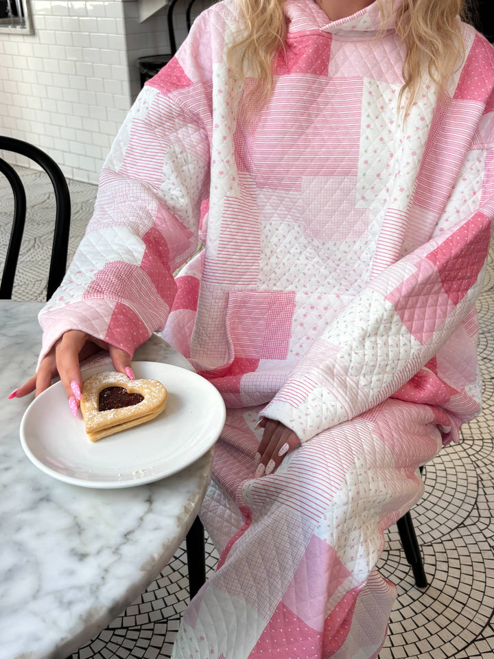 Quilted Margo Patchwork Hoodie