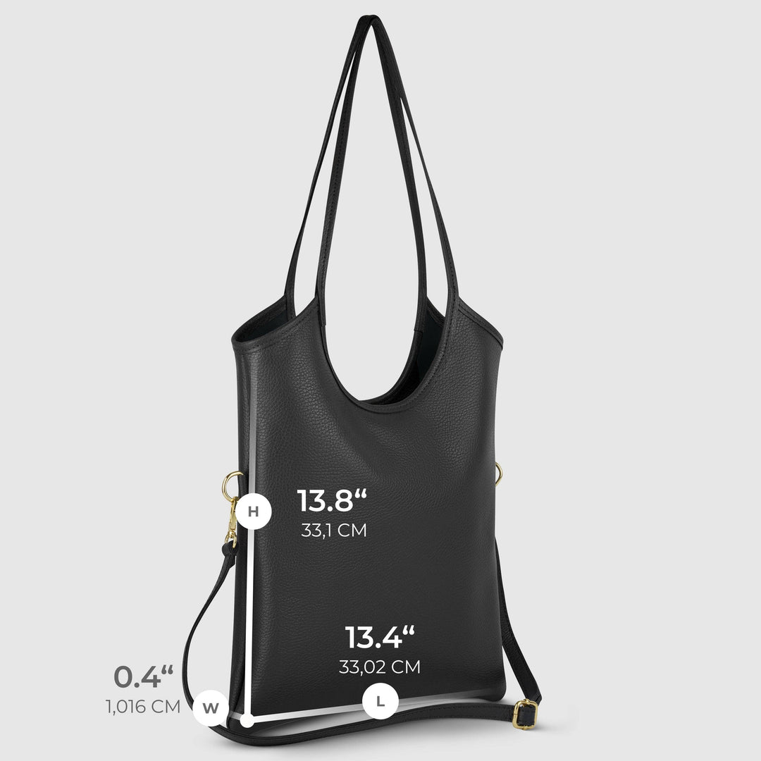 Poppy Italian Genuine Calf Leather Tote