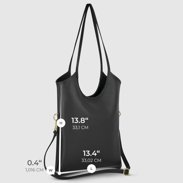 Poppy Italian Genuine Calf Leather Tote